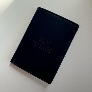 J.CREW Passport Holder — Bon Voyage / Navy